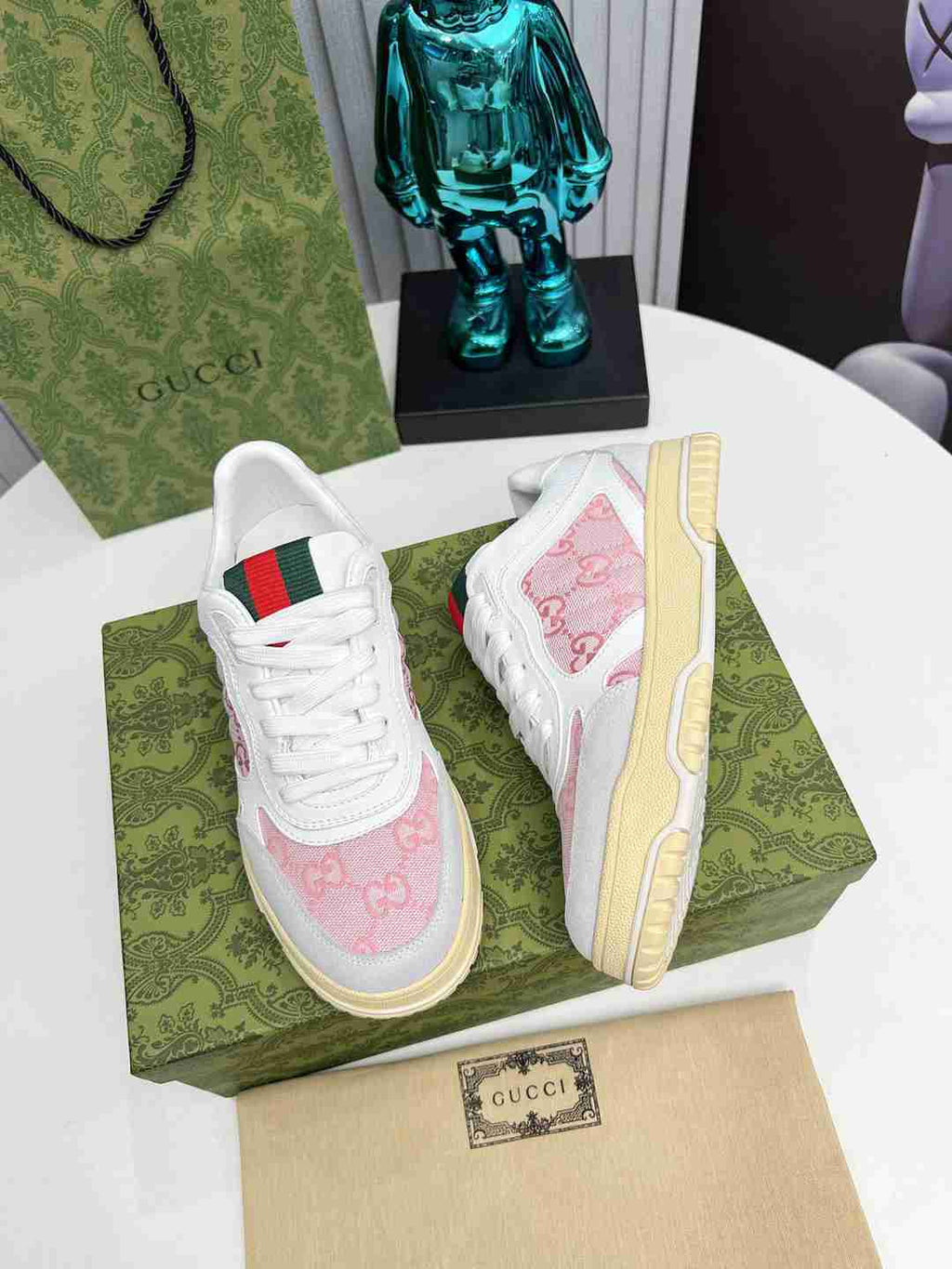 Pink Printed Shoes