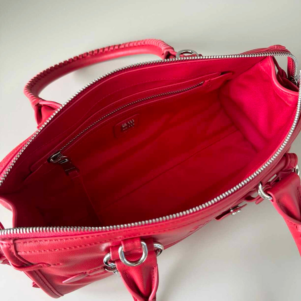 Coral Leather Purse