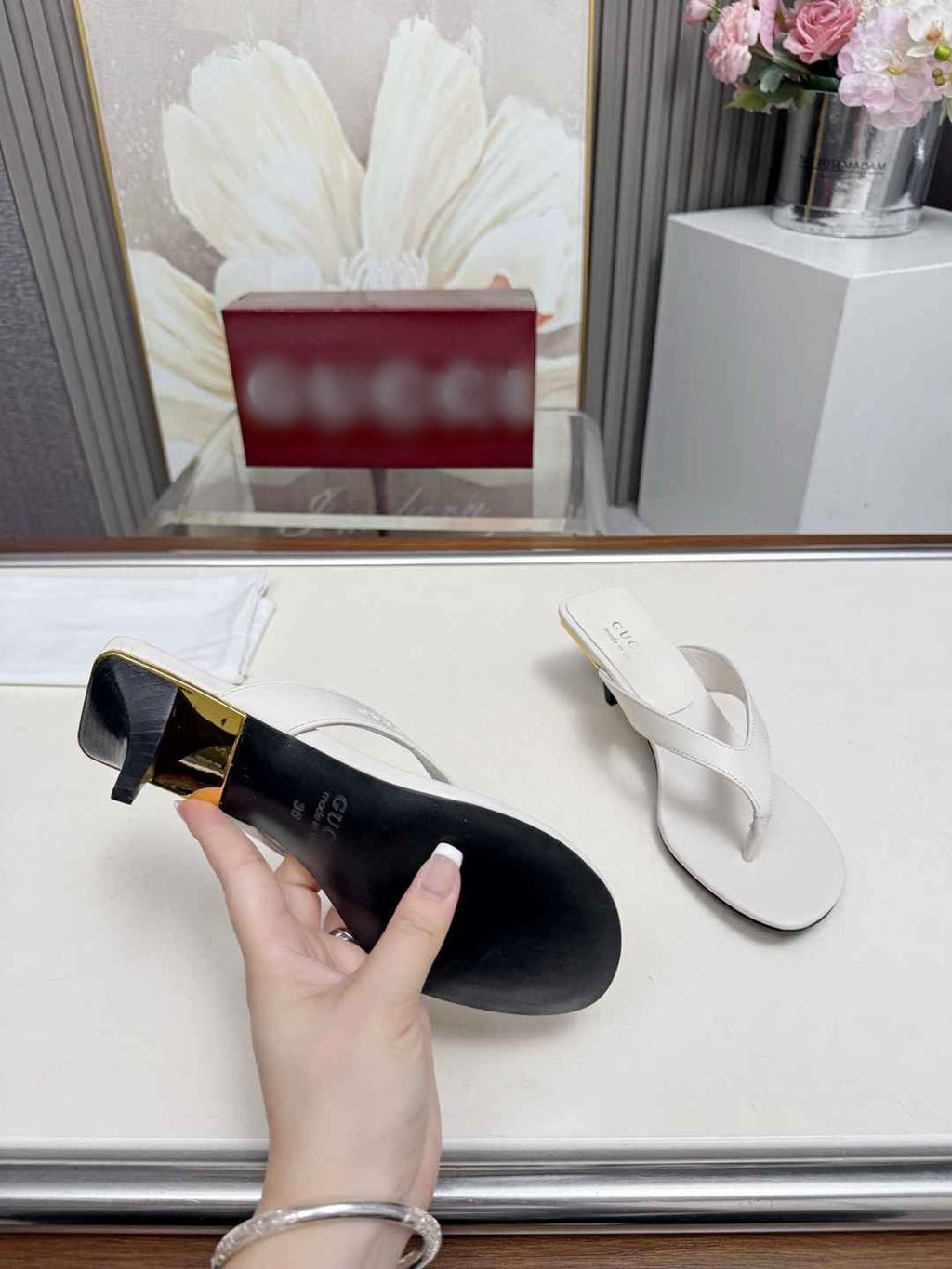 Kitten Heels White