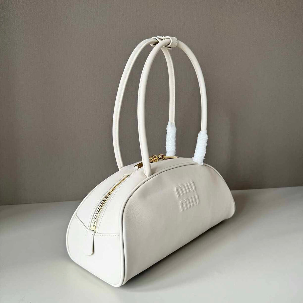 White Leather Purse