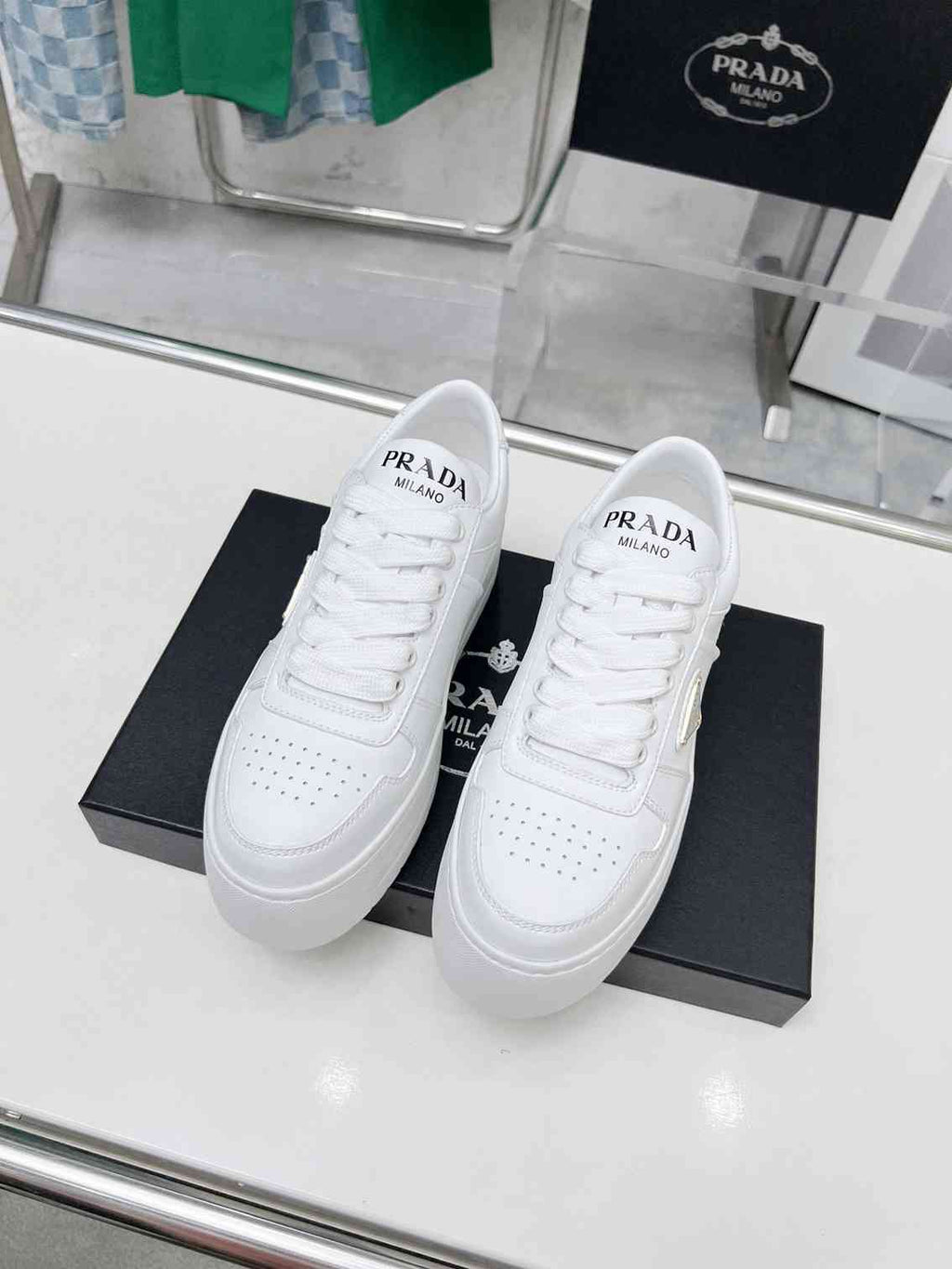 White Leather Shoes