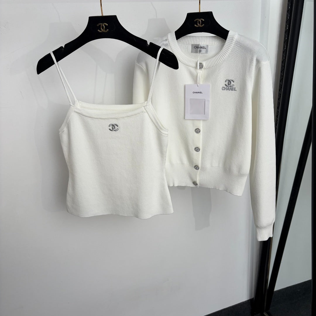 Top and Cardigan Set