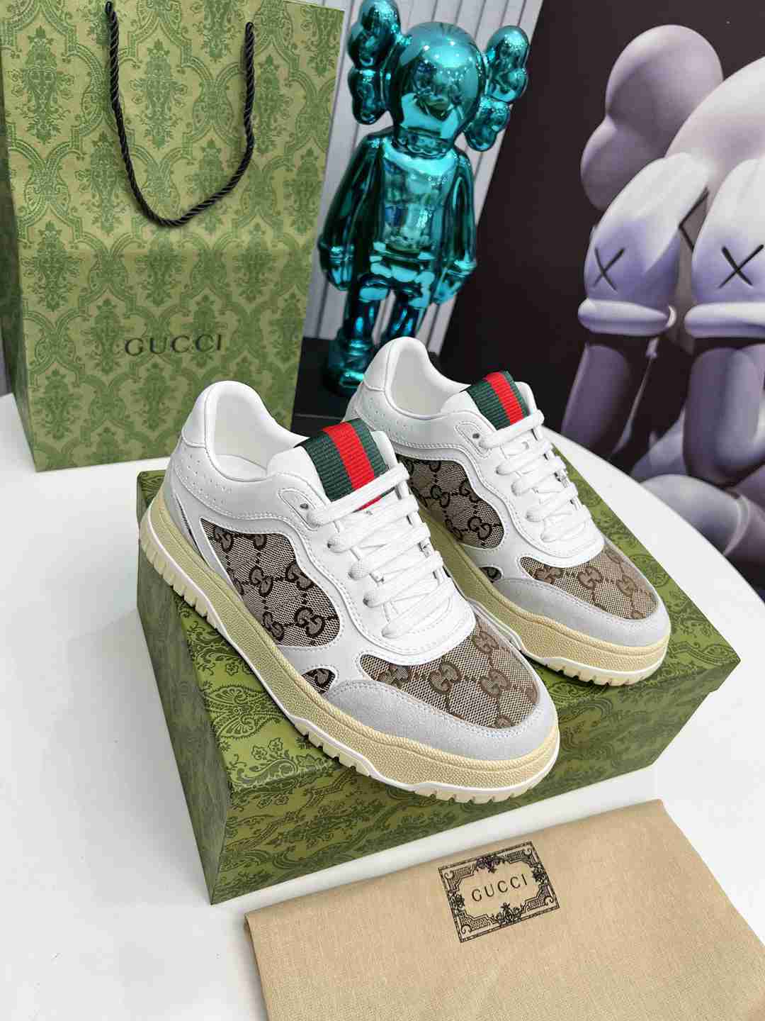 Brown Printed Shoes