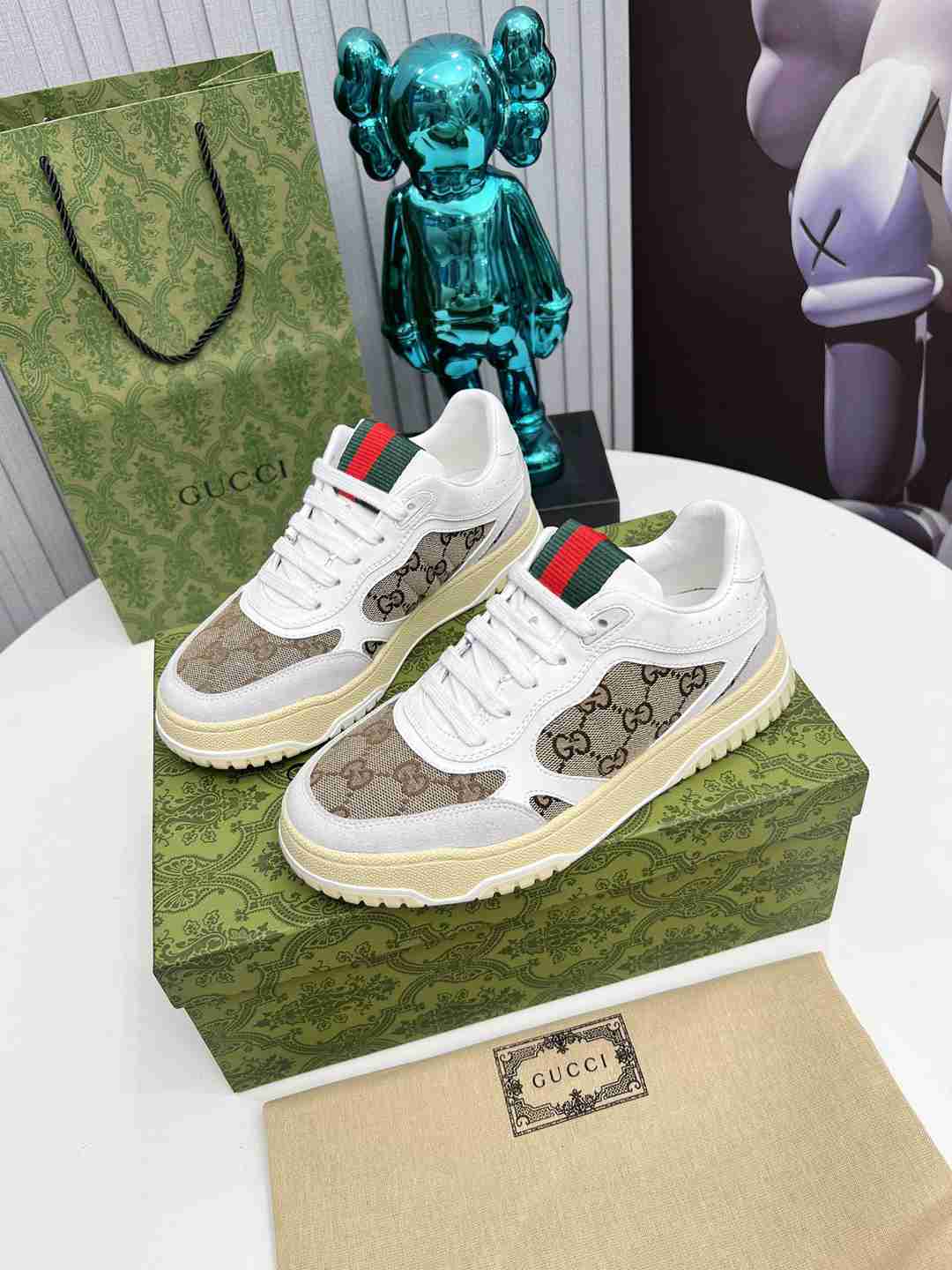 Brown Printed Shoes