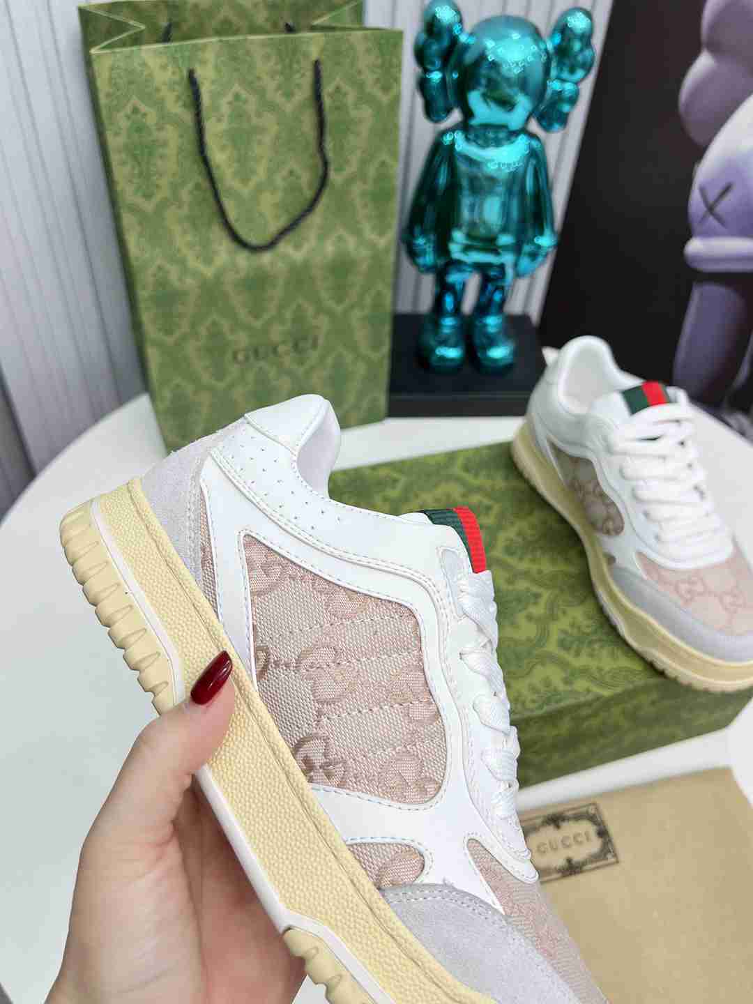 Beige Printed Shoes