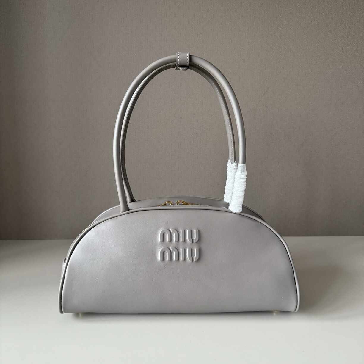 Silver Leather Purse