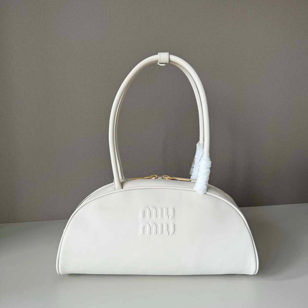 White Leather Purse