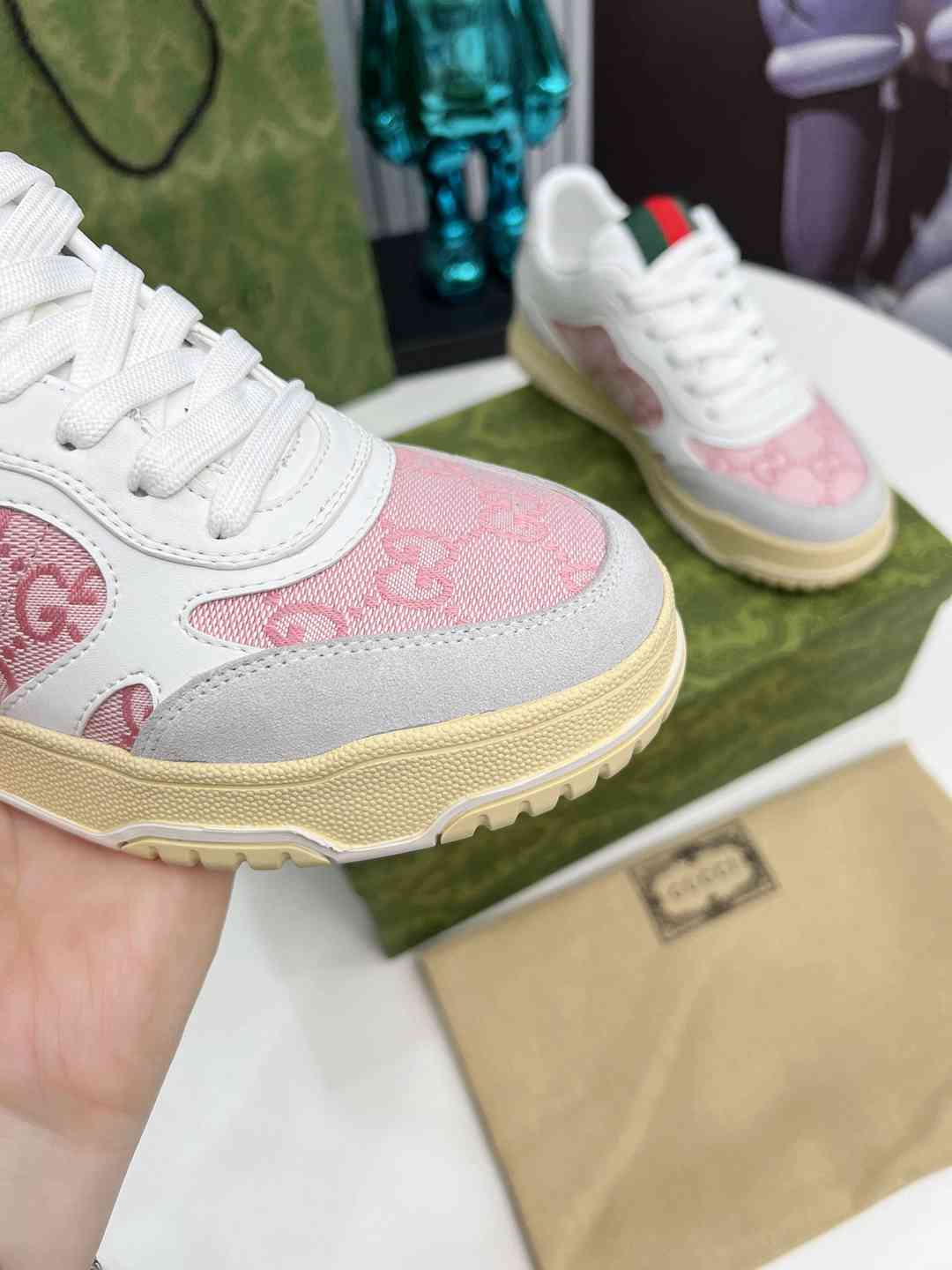 Pink Printed Shoes