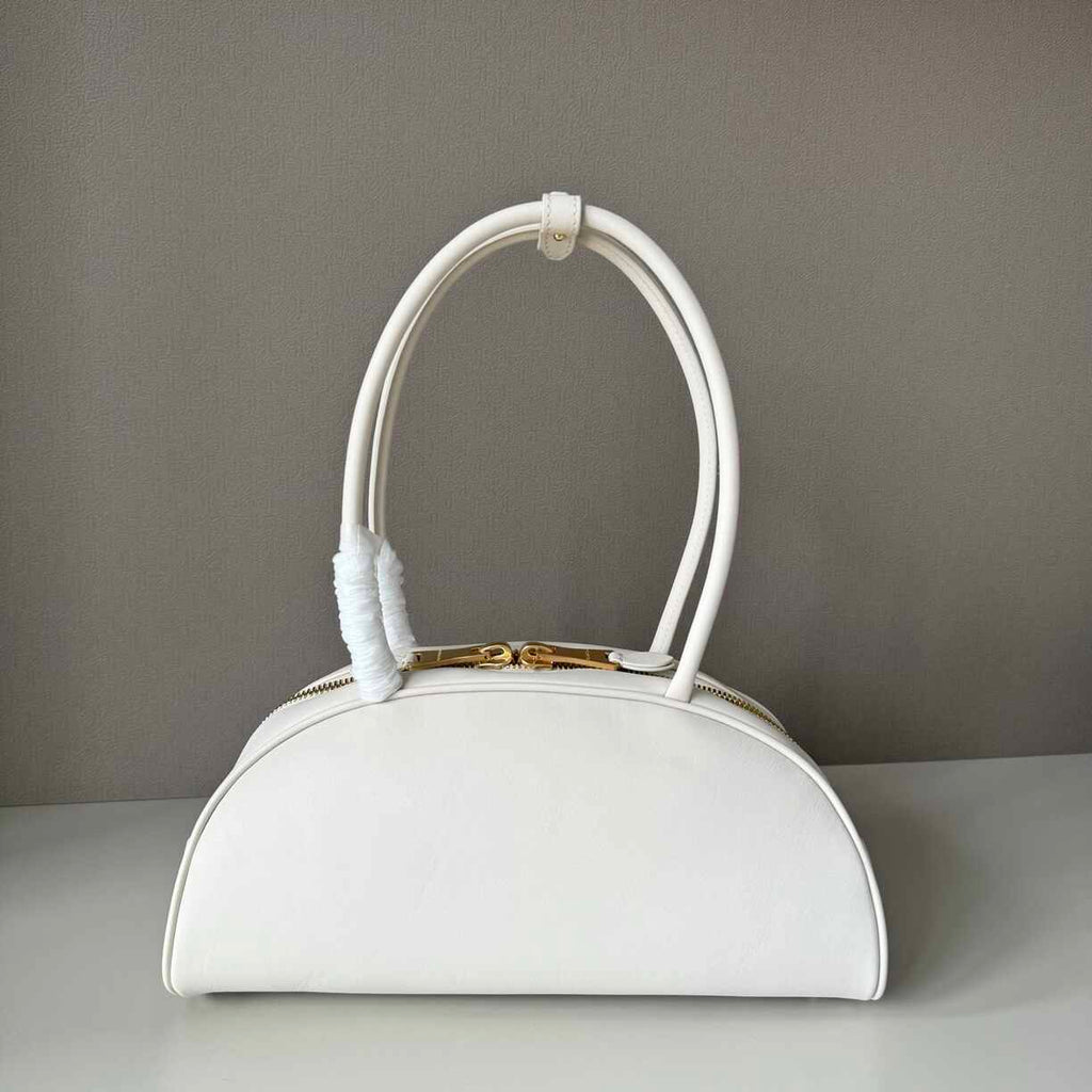 White Leather Purse