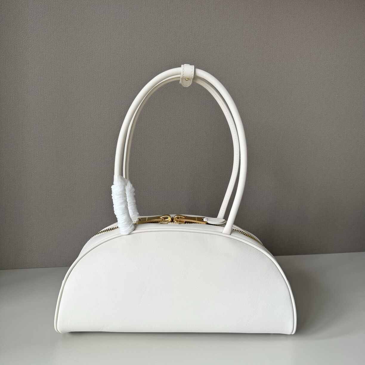 White Leather Purse