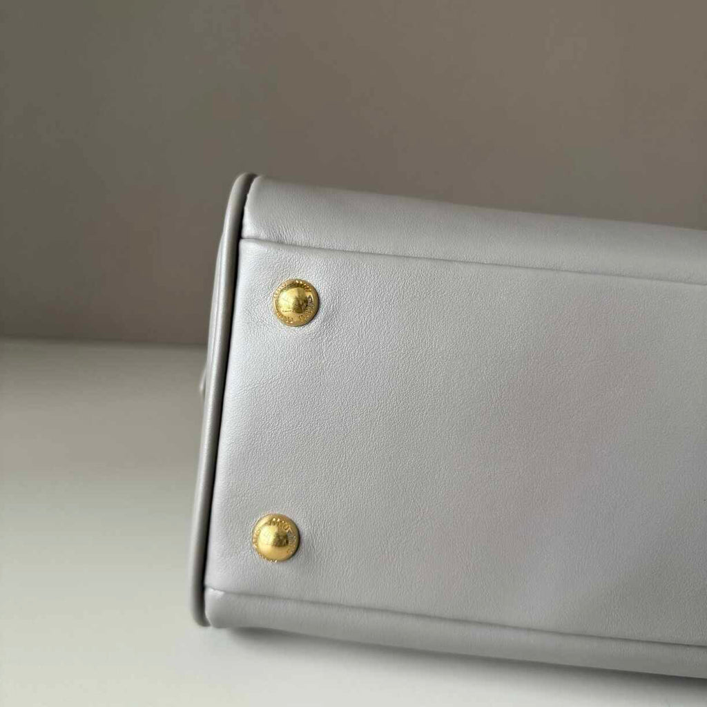 Silver Leather Purse