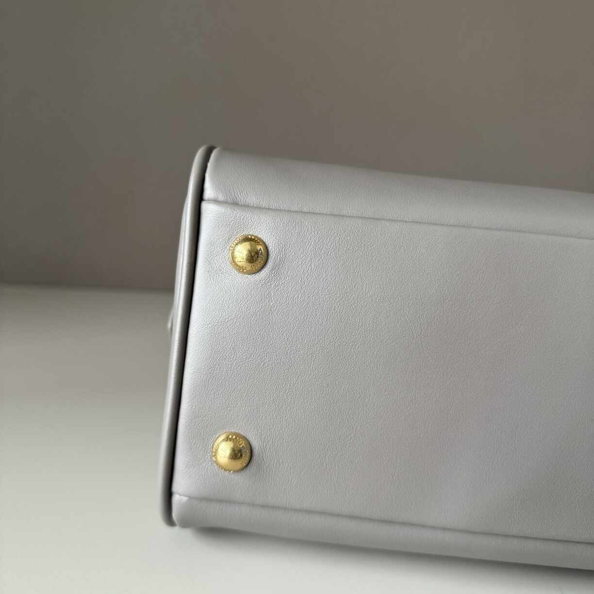 Silver Leather Purse