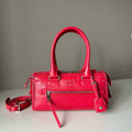 Coral Leather Purse