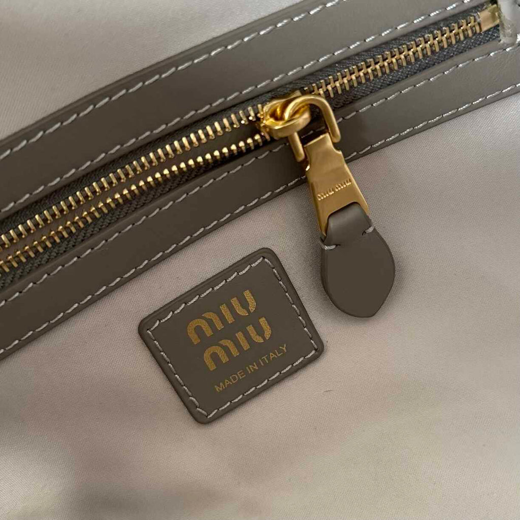 Silver Leather Purse