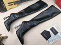 Leather High Heel Boots