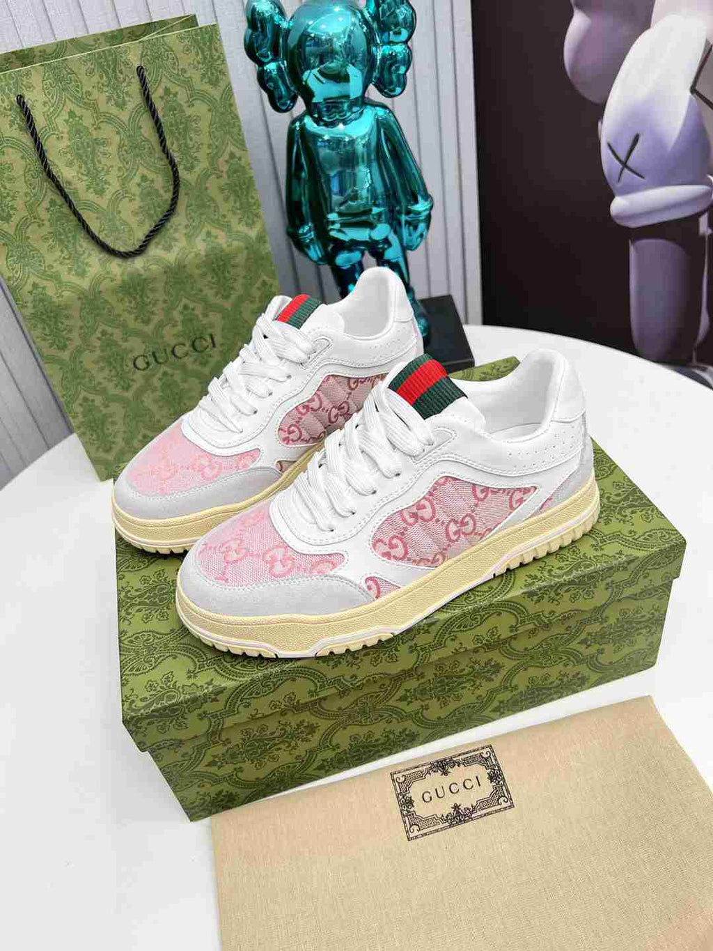 Pink Printed Shoes
