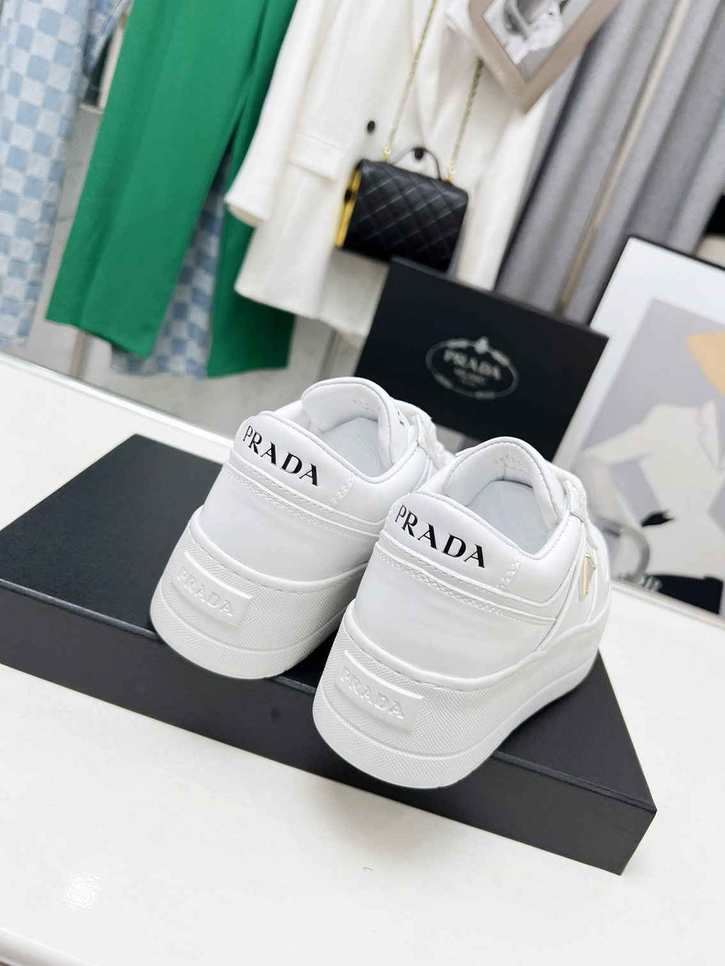 White Leather Shoes