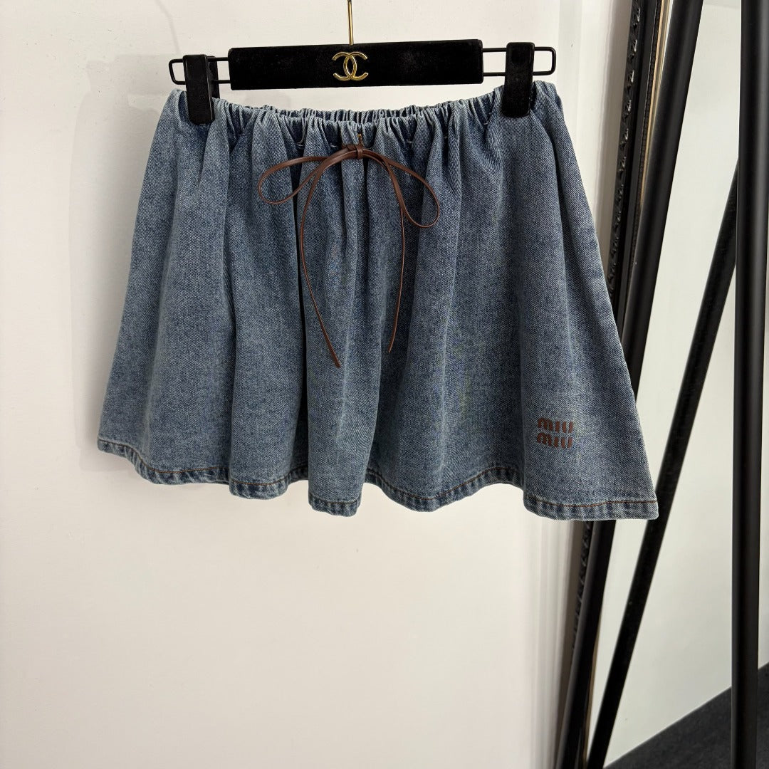 Jean Jacket & Skirt Set