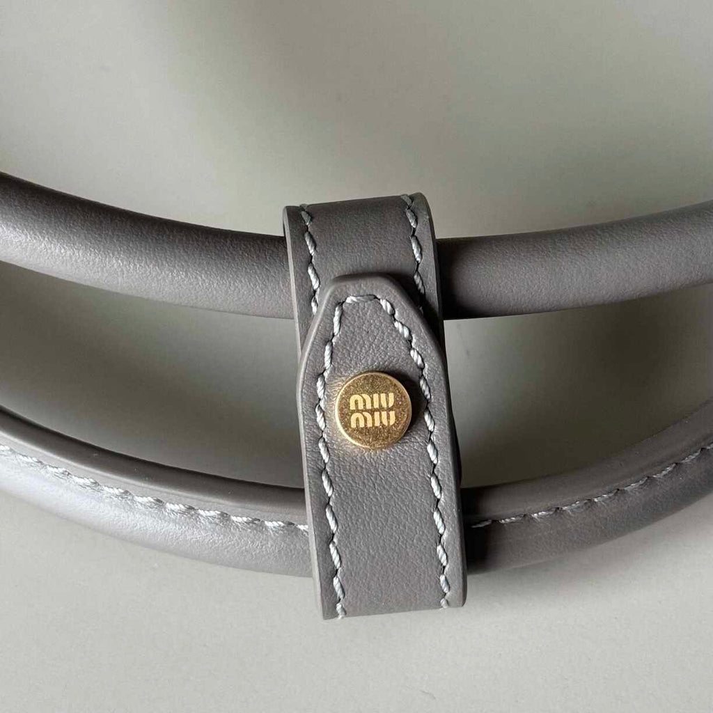 Silver Leather Purse