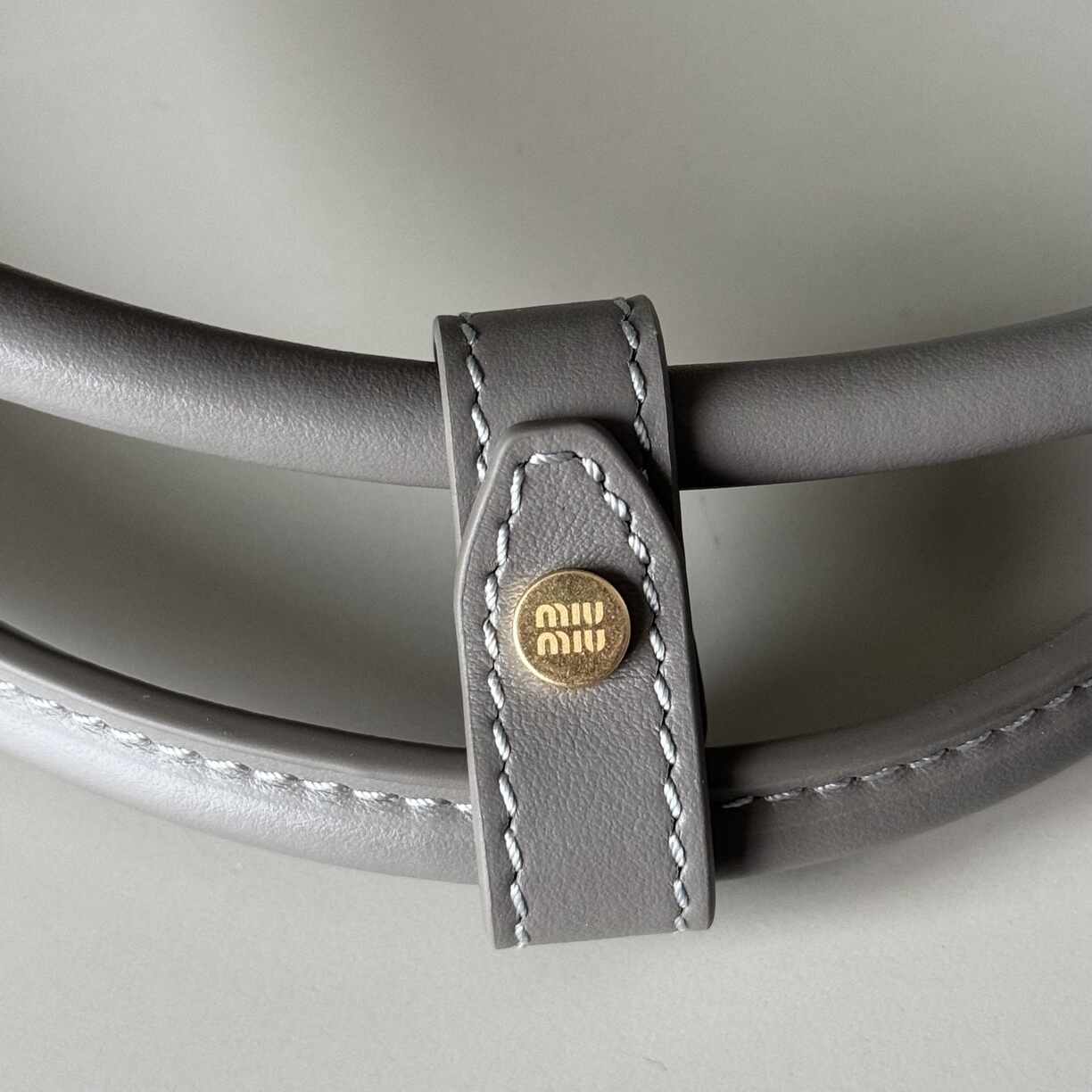 Silver Leather Purse