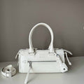 White Leather Purse