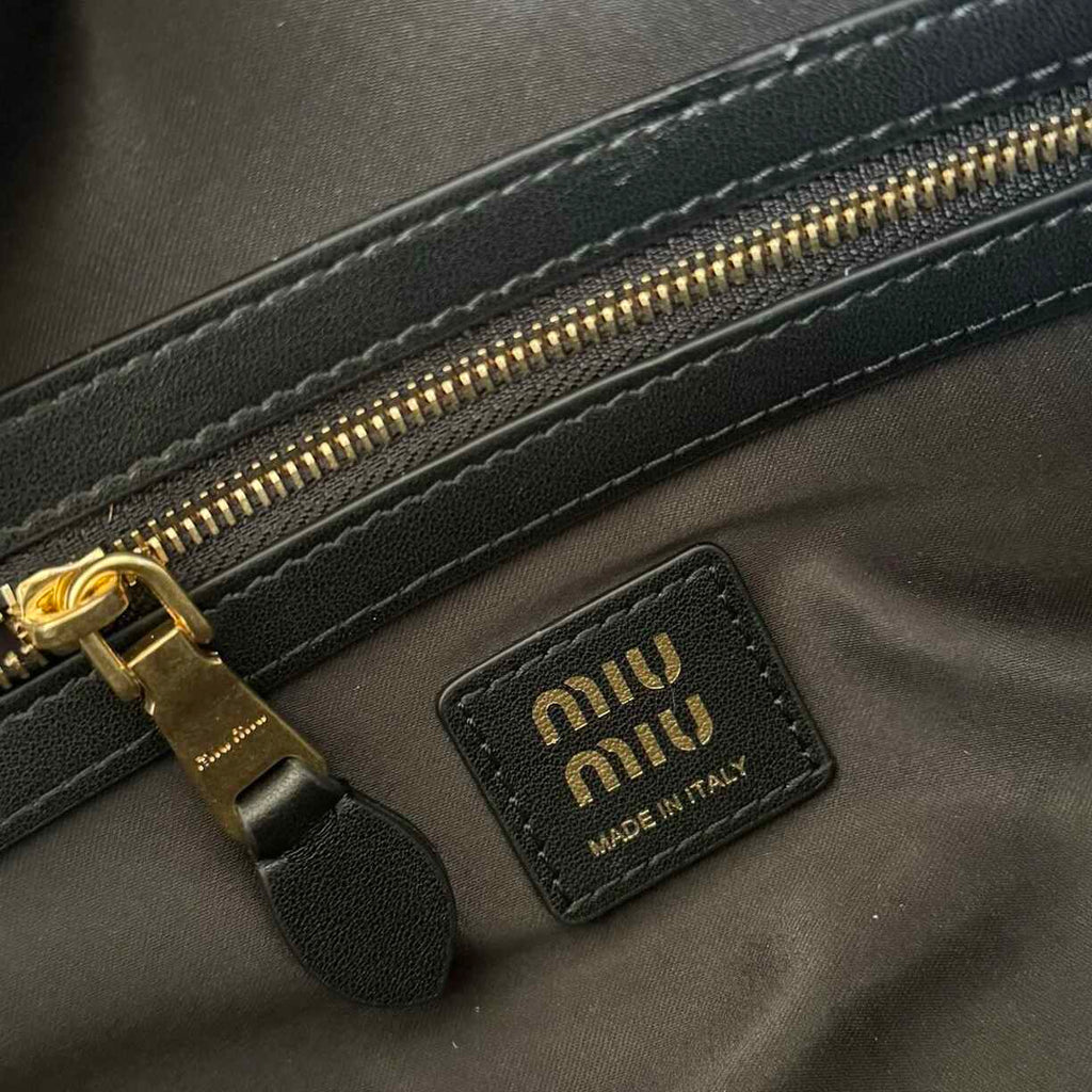 Black Leather Purse