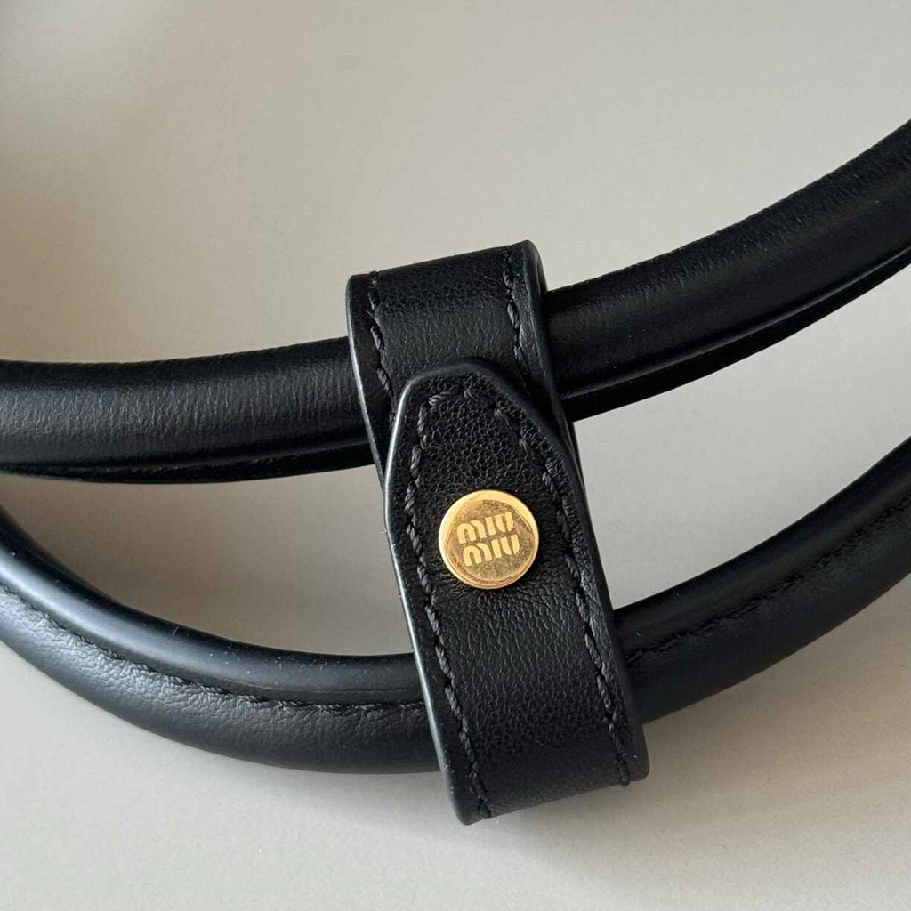 Black Leather Purse