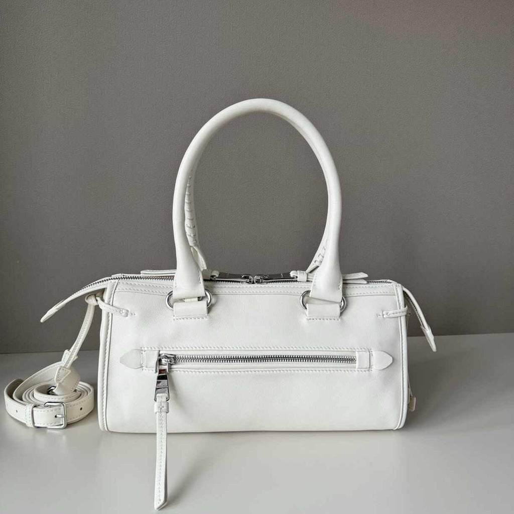 White Leather Purse