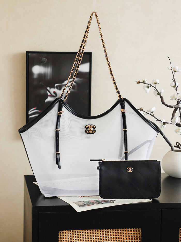 White and Black Bag