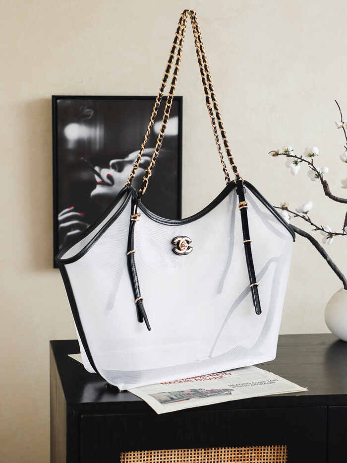 White and Black Bag