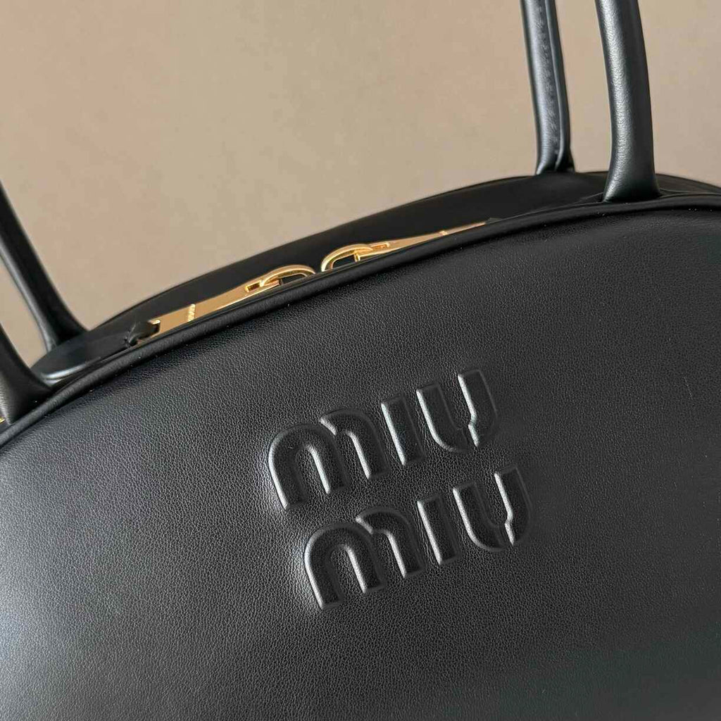 Black Leather Purse