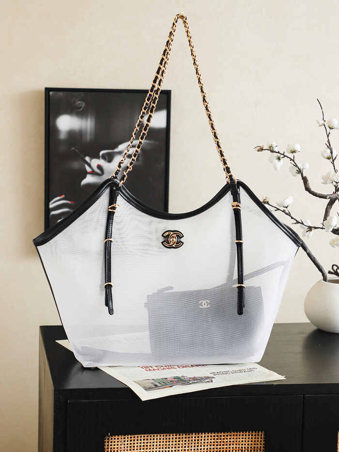 White and Black Bag