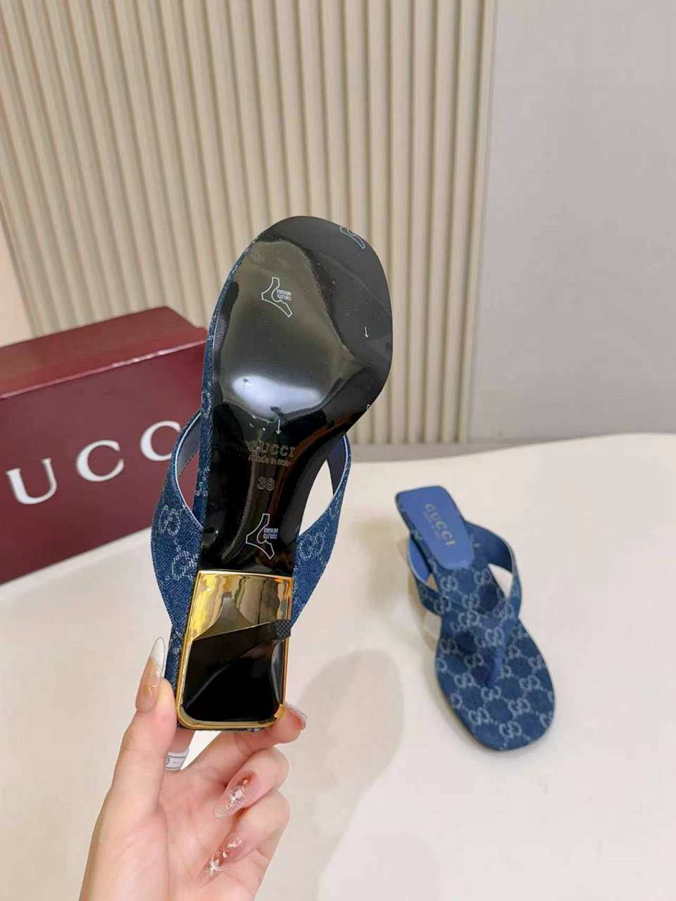 Kitten Heels Blue