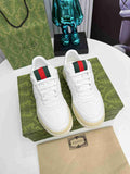 White Printed Shoes