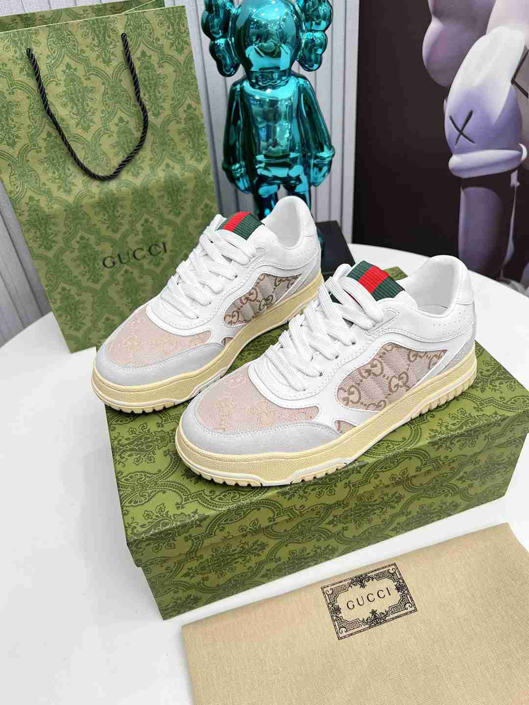 Beige Printed Shoes